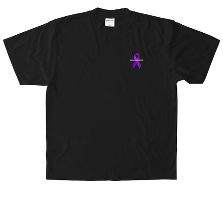 Pancreatic Cancer Awareness - 2026 Edition, a Black Heavyweight Garment Dye Tee