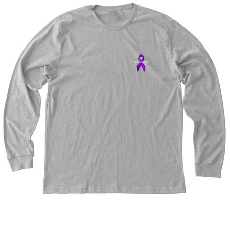 Pancreatic Cancer Awareness - 2026 Edition, a Athletic Heather Premium Long Sleeve Tee