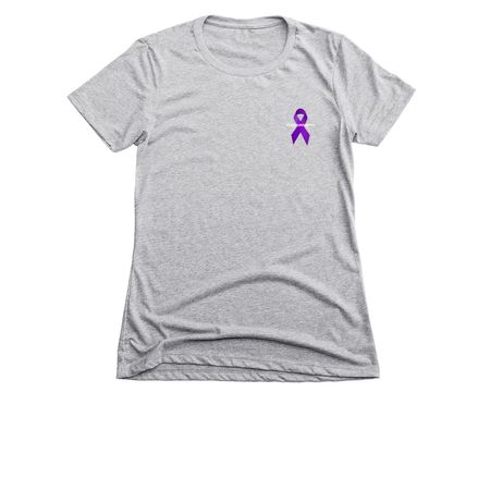 Pancreatic Cancer Awareness - 2026 Edition, a Dark Heather Grey Women's Slim Fit Tee