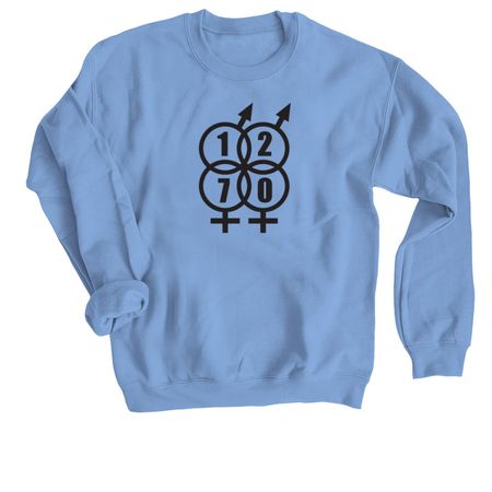 1270, a Carolina Blue Crewneck Sweatshirt