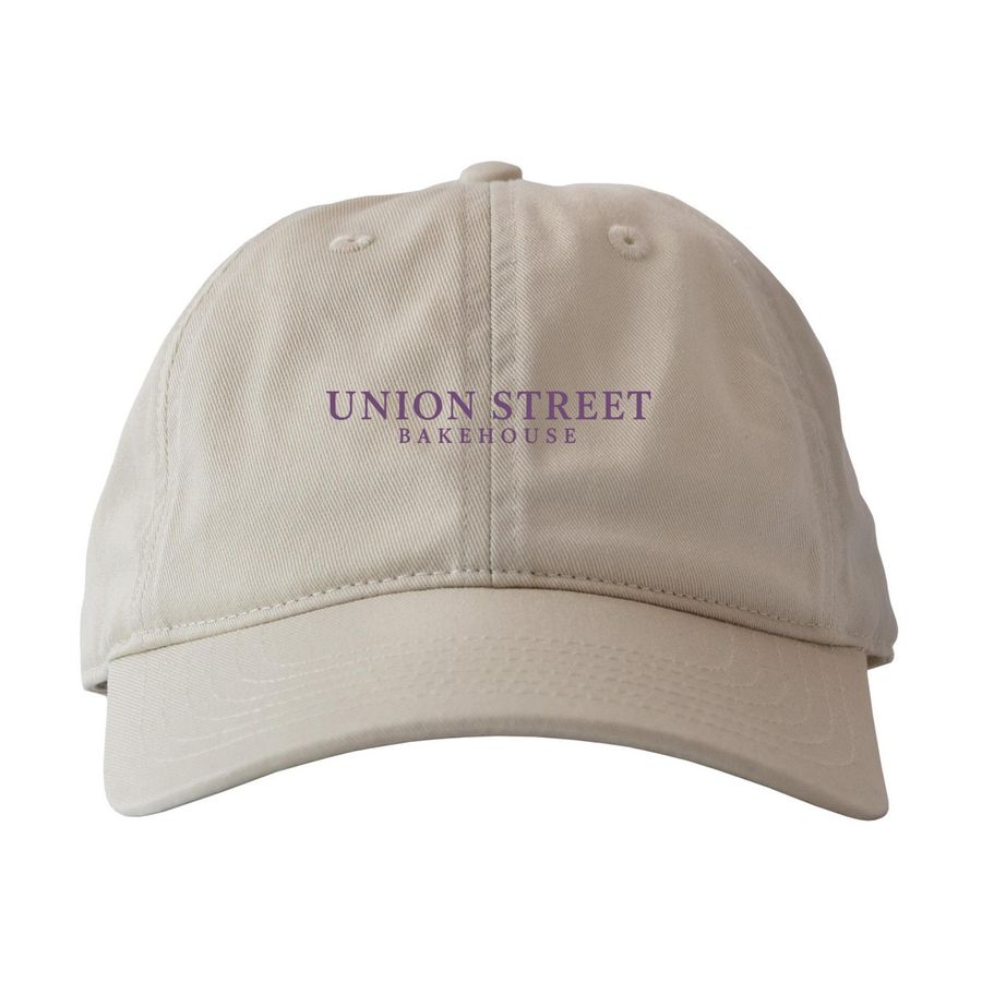 Union Street Bakehouse Hat, a Oyster Printed Eco Baseball Cap