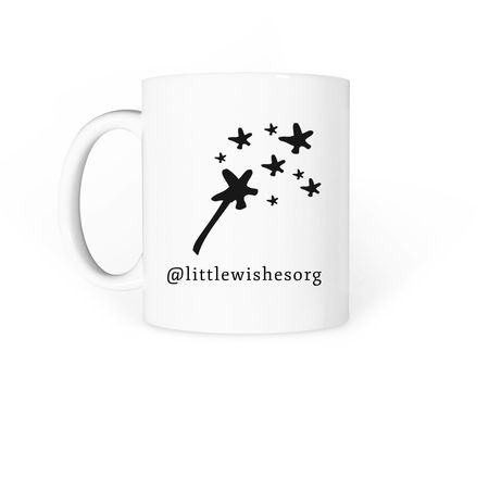Little Wishes: Mugs, a White Coffee Mug (back-view)