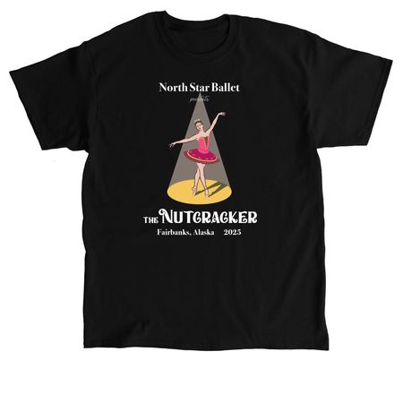 The Nutcracker 2025 - North Star Ballet, a Black Classic Unisex Tee