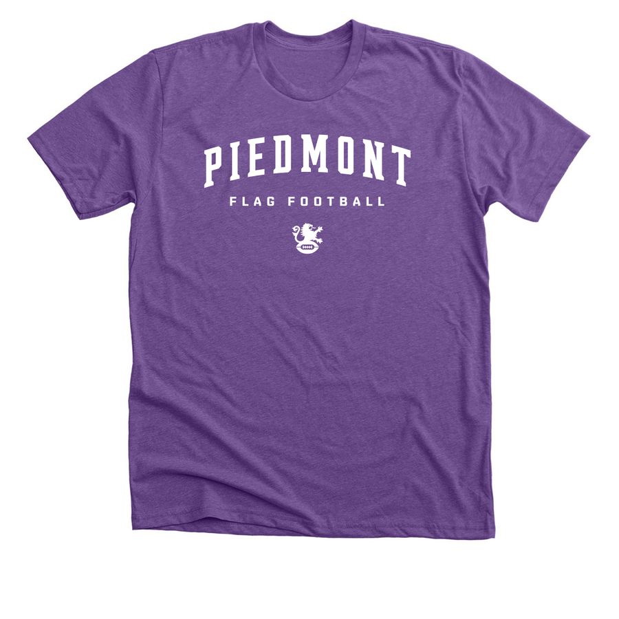 Flag Football Classic, a Heather Team Purple Premium Unisex Tee