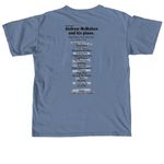 AM & Piano Tour - NYC N1, a Blue Jean Comfort Colors Unisex Tee (back-view)