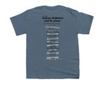 AM & Piano Tour - NYC N1, a Indigo Youth Unisex Tee (back-view)