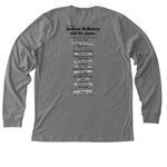 AM & Piano Tour - NYC N1, a Deep Heather Premium Long Sleeve Tee (back-view)