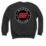 2026 Magee Racing Merch Drop, a Black Crewneck Sweatshirt (back-view)