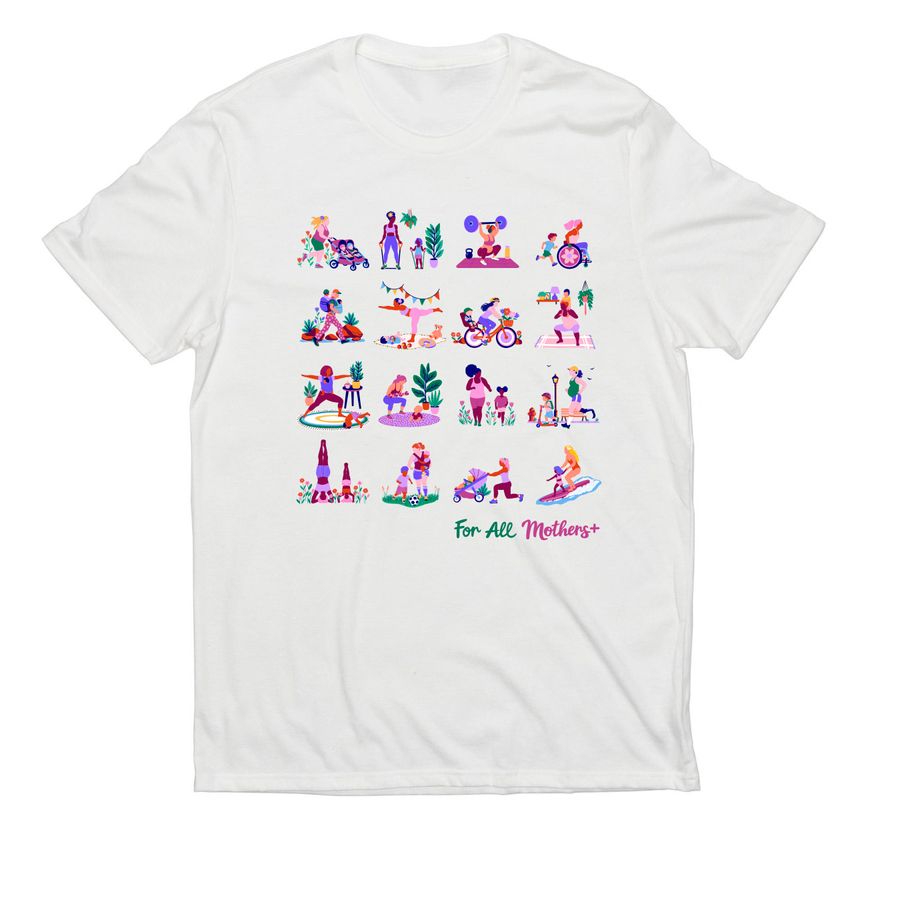 MomForward Movement, a Bright White Allmade Eco Triblend Unisex Tee
