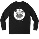 Moulinet All Day, a Black UV Performance Long Sleeve Tee (back-view)