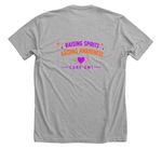 Cure GM1 Ghost for Halloween, a Athletic Heather Premium Unisex Tee (back-view)