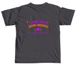 Cure GM1 Ghost for Halloween, a Graphite Comfort Colors Unisex Tee (back-view)