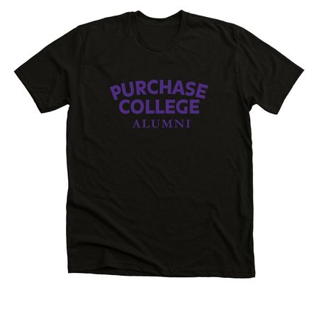 Purchase alumni gear, a Solid Black Blend Premium Unisex Tee