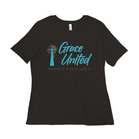 Grace United shirt, a Black Women?s Relaxed Cotton Tee