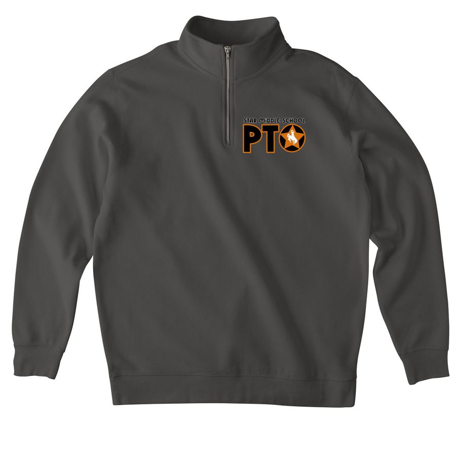 PTO Spirit&nbsp;, a Asphalt Midweight Quarter Zip Pullover
