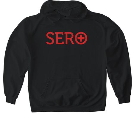 Sero Project Logo Shirt, a Black Gildan Softstyle Pullover Hoodie