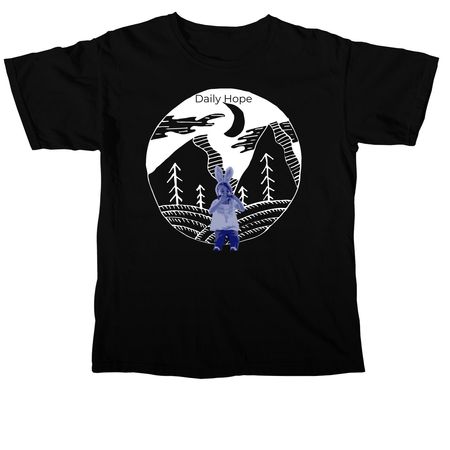 Daily Hope, a Black Comfort Colors Unisex Tee