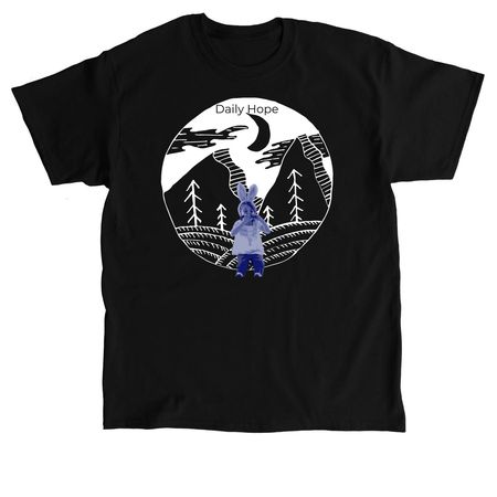 Daily Hope, a Black Classic Unisex Tee