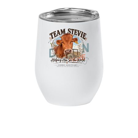 Life through Stevie?s eyes&nbsp;, a White Insulated Wine Cup