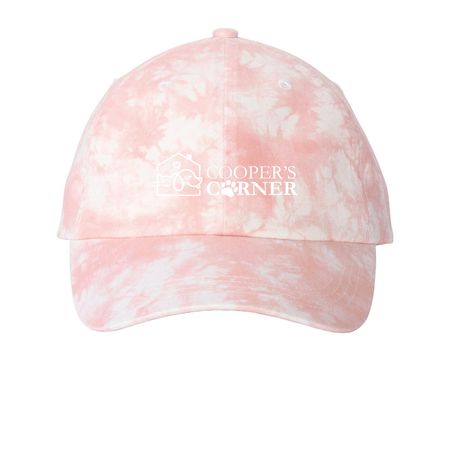 Hats off to Cooper's Corner, a Light Pink Printed Tie Dye Baseball Hat