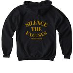 #ZaneTrained Gear, a Black Softstyle Youth Pullover Hoodie (back-view)