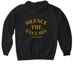 #ZaneTrained Gear, a Black Gildan Softstyle Pullover Hoodie (back-view)