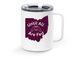 Travel Mug, a White Stainless Steel Travel Mug
