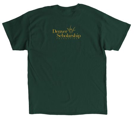 2024 Alumni Artist Collaboration, a Forest Green Classic Unisex Tee (back-view)