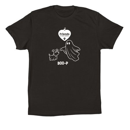 Boo-P, a Black Premium Cotton Tee