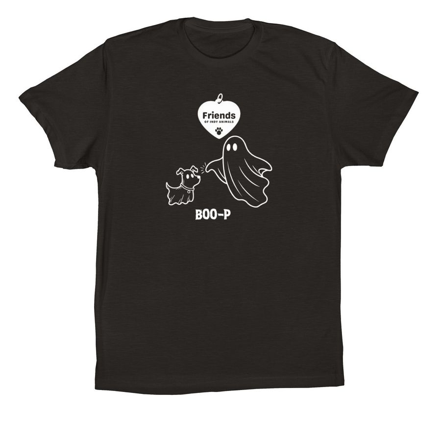 Boo-P, a Black Premium Cotton Tee