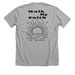 Walk By Faith, a Athletic Heather Premium Unisex Tee (back-view)
