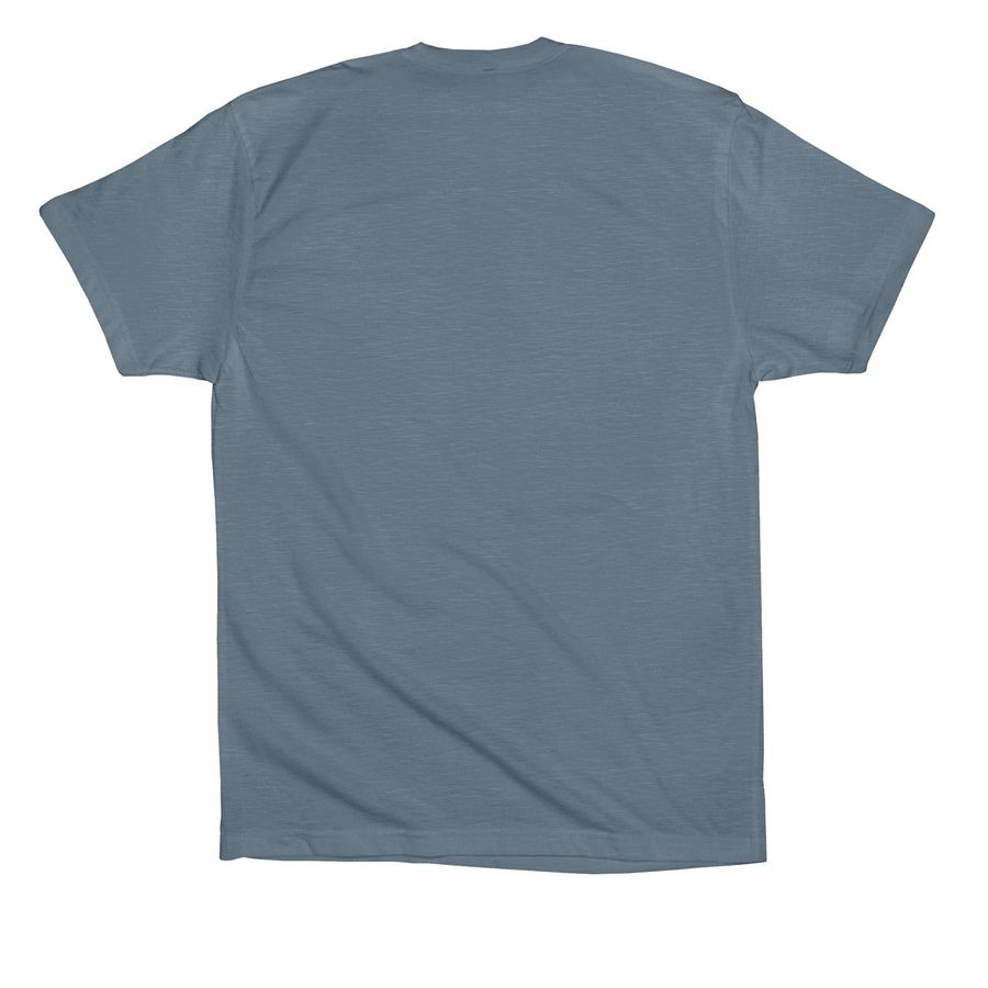 Help Hummingbirds, One Shirt at a Time!, a Slate Premium Cotton Tee (back-view)