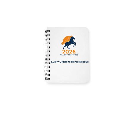 Year of the Fire Horse, a White Spiral Notebook