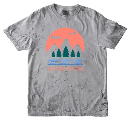 earth day every day, a Smoke Comfort Colors Colorblast Tee