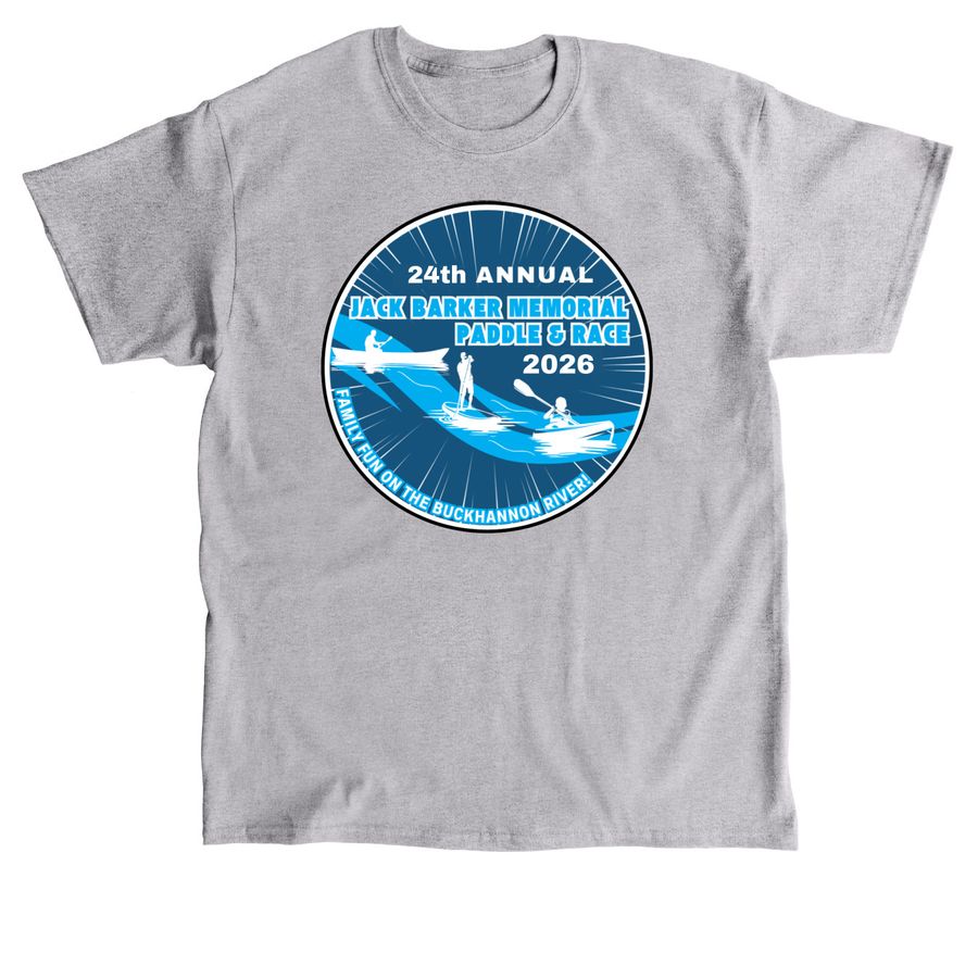 Jack Barker Memorial Paddle & Race, a Sport Grey Classic Unisex Tee