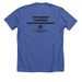 JUSTICE FOR FROSTY 2, a Solid True Royal Premium Unisex Tee (back-view)
