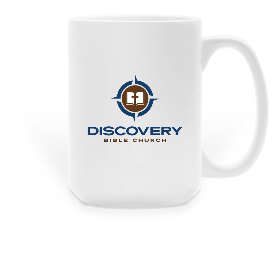 Life Saving Device - Color Logo, a White Large Coffee Mug