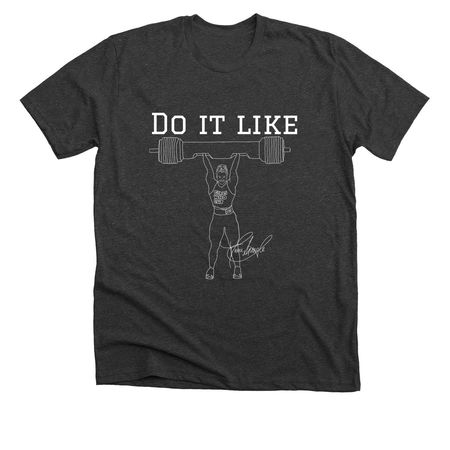 Do It Like Dani 2, a Dark Grey Heather Premium Unisex Tee