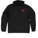 ZEUSXXL JACKET, a Black Quarter-Zip Windbreaker