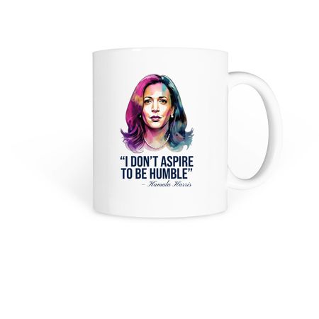 Kamala, a White Coffee Mug