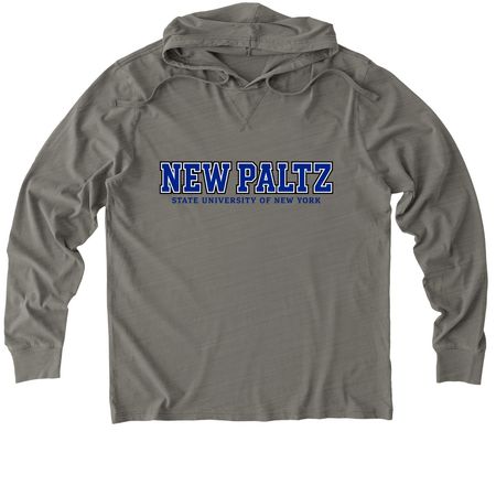 College Pride, a Driftwood Grey Allmade Organic Cotton Mineral Dye Hoodie Tee