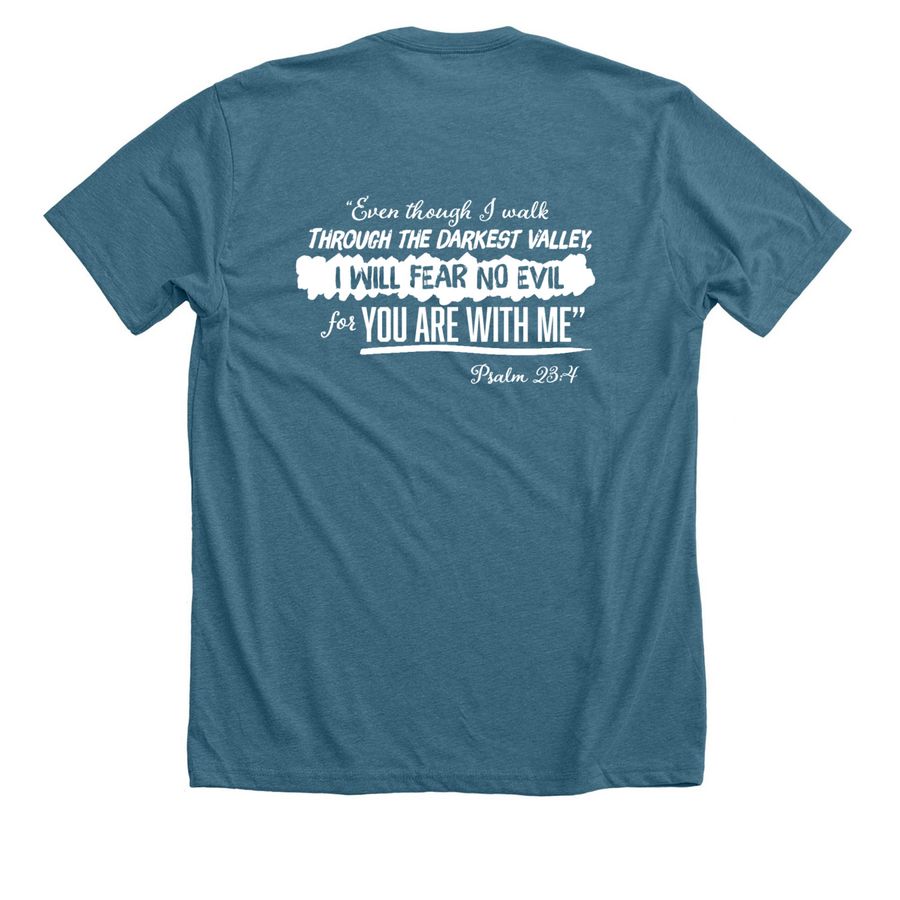 I am not alone- You are with me, a Heather Deep Teal Premium Unisex Tee