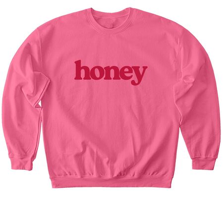 Sweet Honey, a Pink Lemonade Softstyle Crewneck Sweatshirt