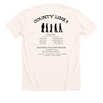 County Line 5 Nationals Shirt, a Heather Natural Premium Unisex Tee (back-view)
