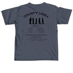 County Line 5 Nationals Shirt, a Denim Comfort Colors Unisex Tee (back-view)