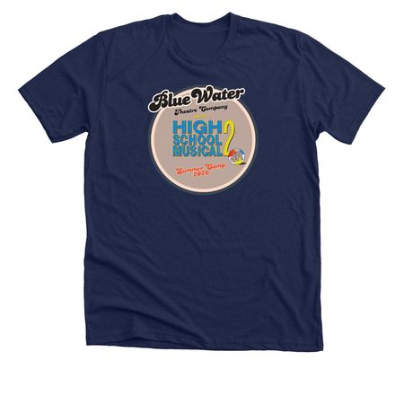HSM 2 Camp Shirts, a Solid Navy Blend Premium Unisex Tee