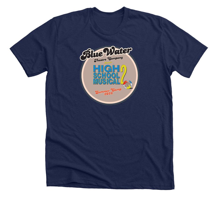HSM 2 Camp Shirts, a Solid Navy Blend Premium Unisex Tee