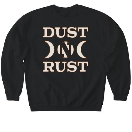 dustNrust 3.33, a Black Softstyle Crewneck Sweatshirt