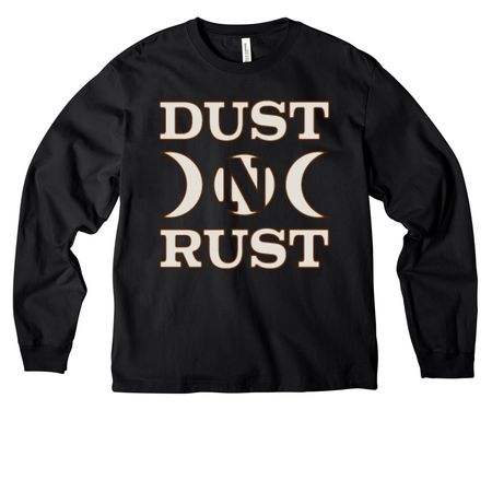 dustNrust 3.33, a Black Unisex Heavyweight Long Sleeve Tee