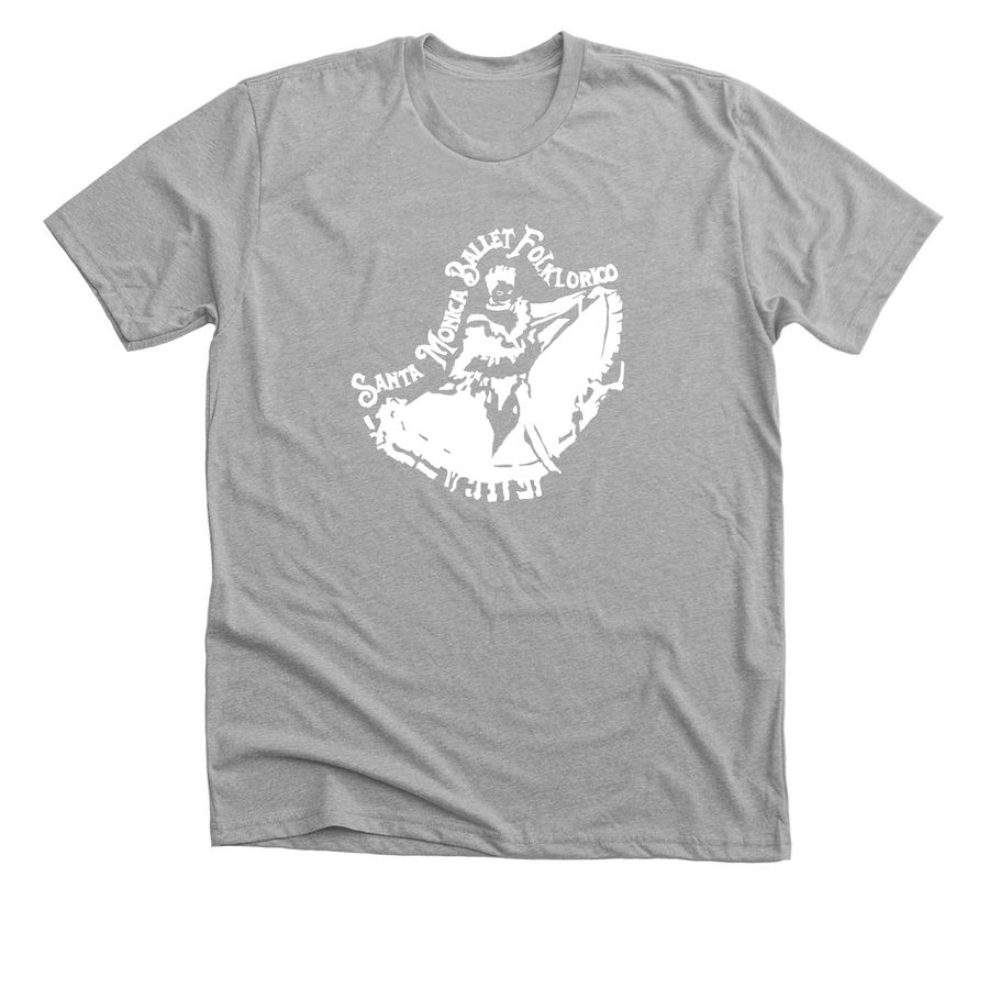 Santa Monica Folklorico Attire, a Athletic Heather Premium Unisex Tee